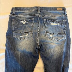 BKE Blue Distressed Boyfriend Jeans